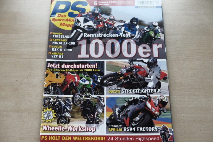 Deckblatt PS Sport Motorrad (05/2009)